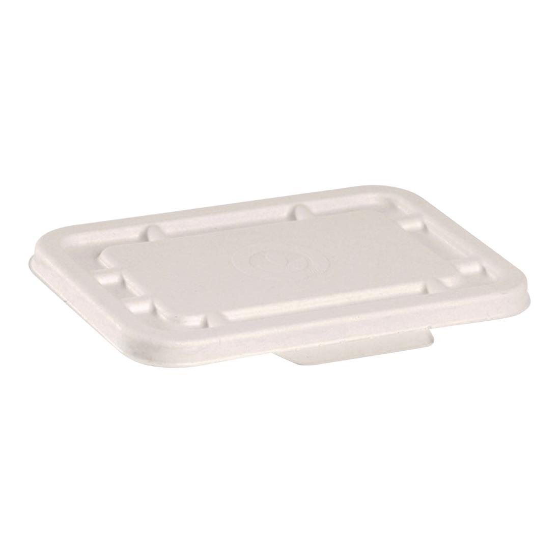 BioPak Biocane Takeaway Lids to Suit 500 & 600ml White (Box 500) • PAS-DU642