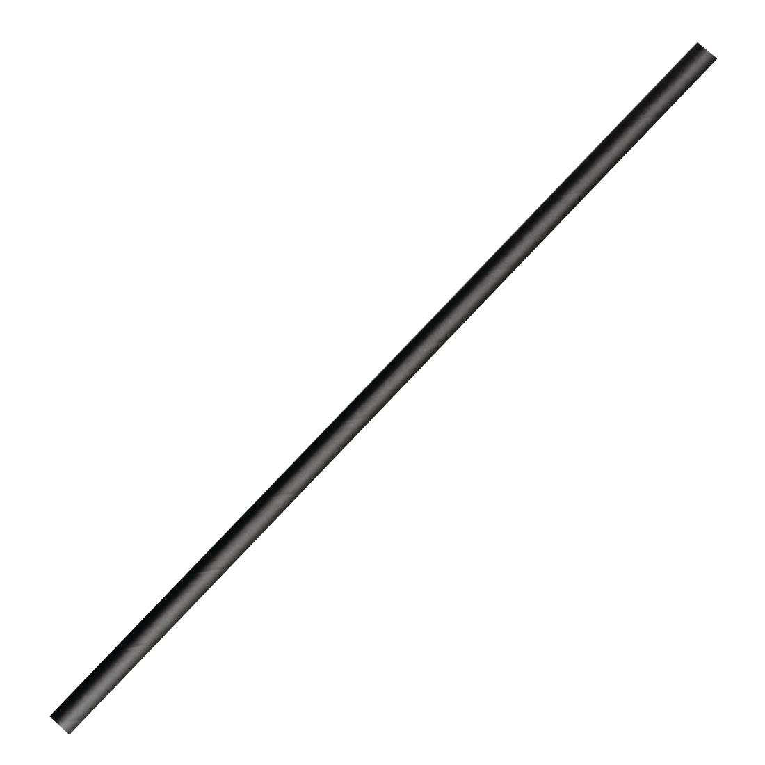 BioPak Compostable Paper Straws Black (Pack of 250) • PAS-FK567