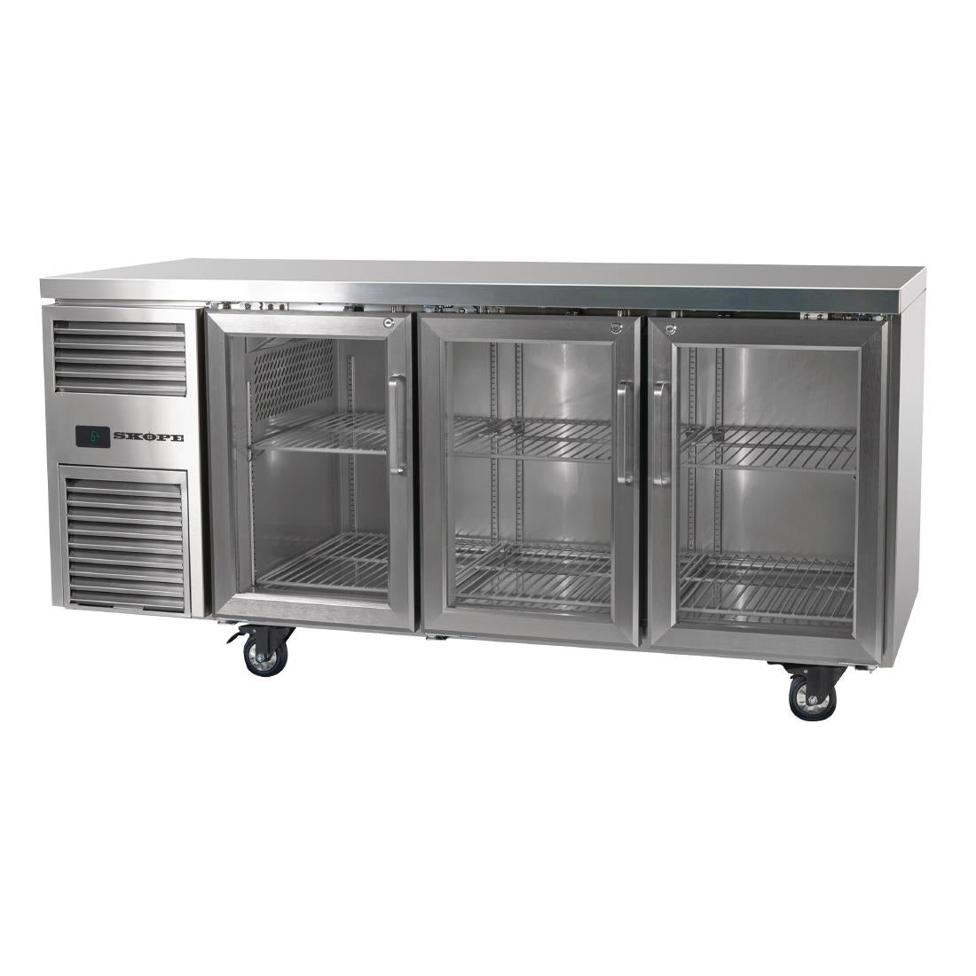 SKOPE ReFlex Three Door Underbench Storage Fridge RF7.UBR.3.GD 387Ltr • PAS-FK656-A