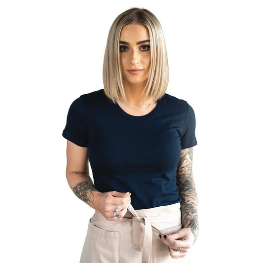Urbanbar Hawker Women's Slim Fit T-Shirt Navy XXL • PAS-FK710-XXL
