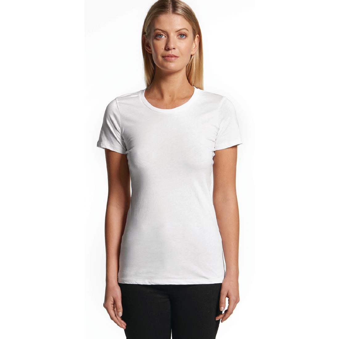 Urbanbar Hawker Women's Slim Fit T-Shirt White XXL • PAS-FK711-XXL