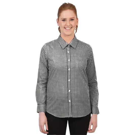 Urbanbar Teddy Women's Gingham Shirt Black • PAS-P_FK718