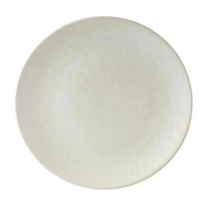 Zuma Matt White Round Coupe Plates 230mm (6 Pack) • PAS-FK830