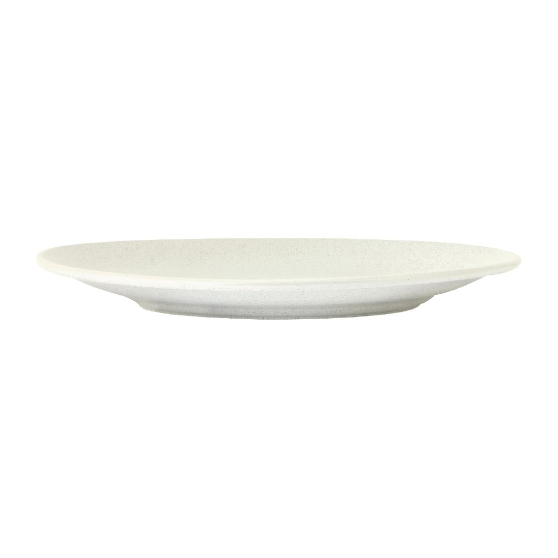 Zuma Matt White Round Coupe Plates 230mm (6 Pack) • PAS-FK830