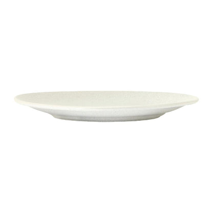 Zuma Matt White Round Coupe Plates 230mm (6 Pack) • PAS-FK830
