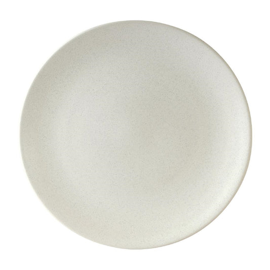 Zuma Matt White Round Coupe Plates 260mm (6 Pack) • PAS-FK831