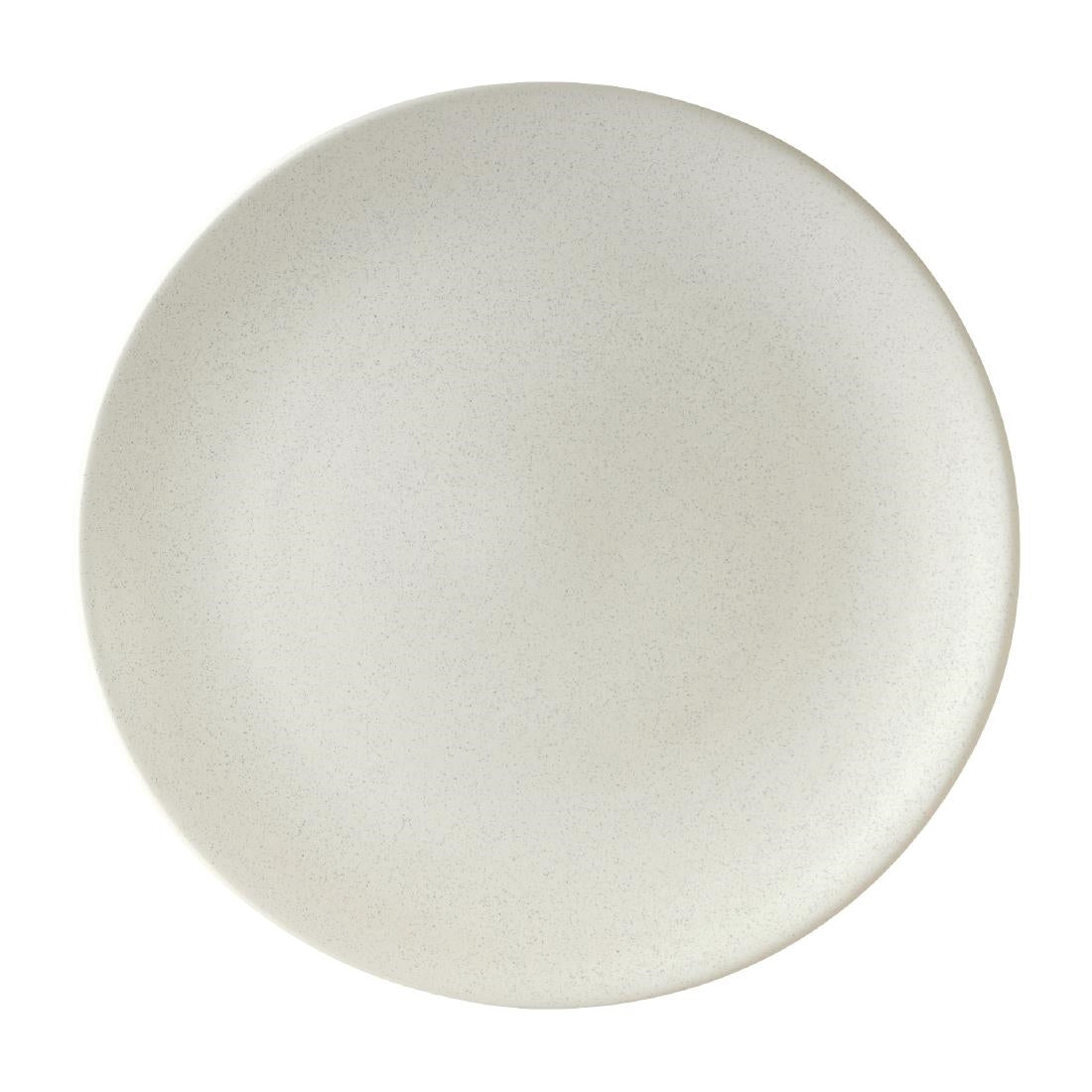 Zuma Matt White Round Coupe Plates 260mm (6 Pack) (Pack of 6) • PAS-FK831
