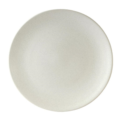 Zuma Matt White Round Coupe Plates 260mm (6 Pack) (Pack of 6) • PAS-FK831