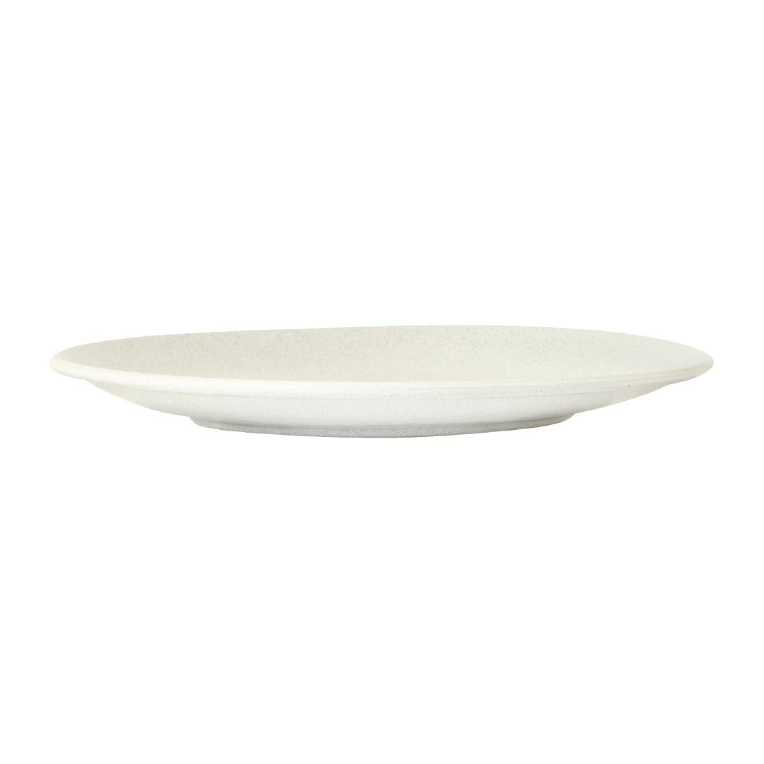 Zuma Matt White Round Coupe Plates 260mm (6 Pack) (Pack of 6) • PAS-FK831