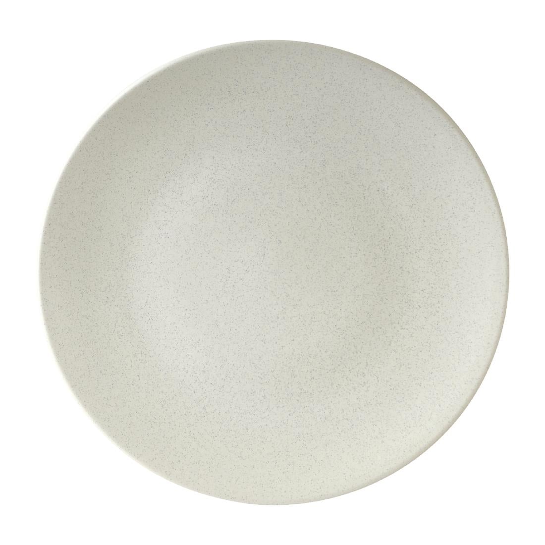 Zuma Matt White Round Coupe Plates 285mm (6 Pack) • PAS-FK832