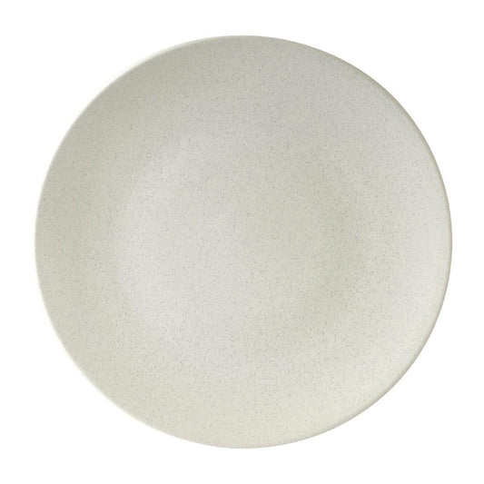 Zuma Matt White Round Coupe Plates 285mm (6 Pack) • PAS-FK832