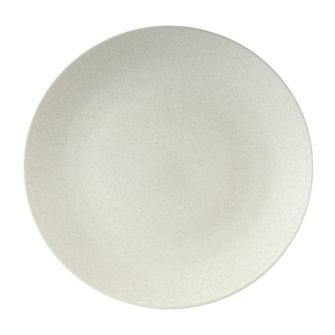 Zuma Matt White Round Coupe Plates 310mm (3 Pack) • PAS-FK833