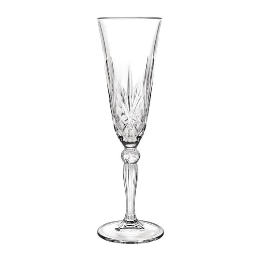 RCR Cristalleria Melodia Champagne Flutes 160ml (12 Pack) • PAS-FK920