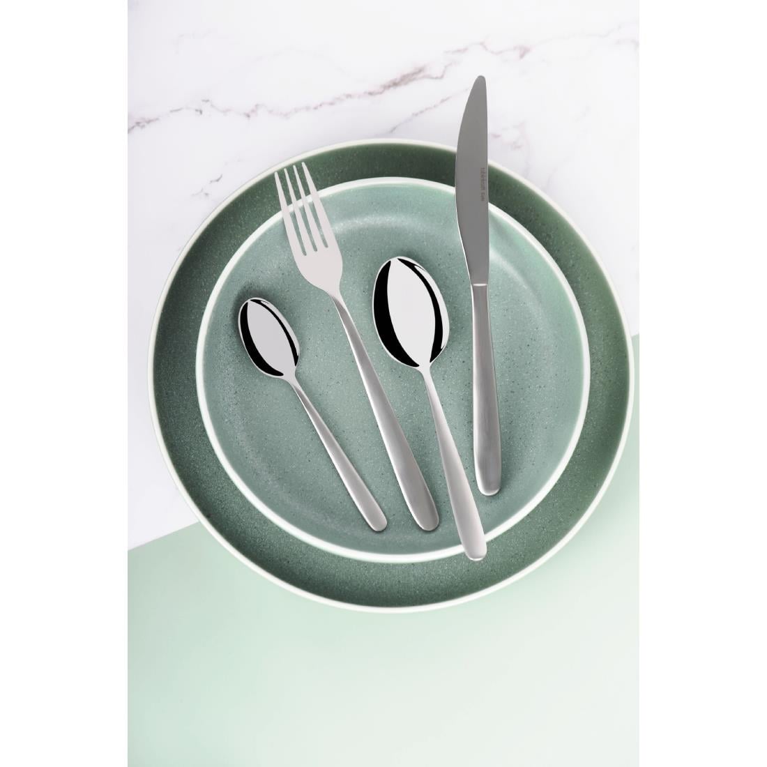 Tablekraft Café Table Fork - Satin Finish Stainless Steel 18/0 (12 Pack) (Pack of 12) • PAS-FK940