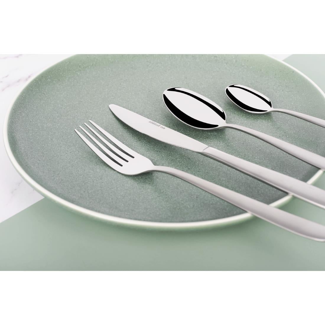 Tablekraft Café Table Fork - Satin Finish Stainless Steel 18/0 (12 Pack) (Pack of 12) • PAS-FK940