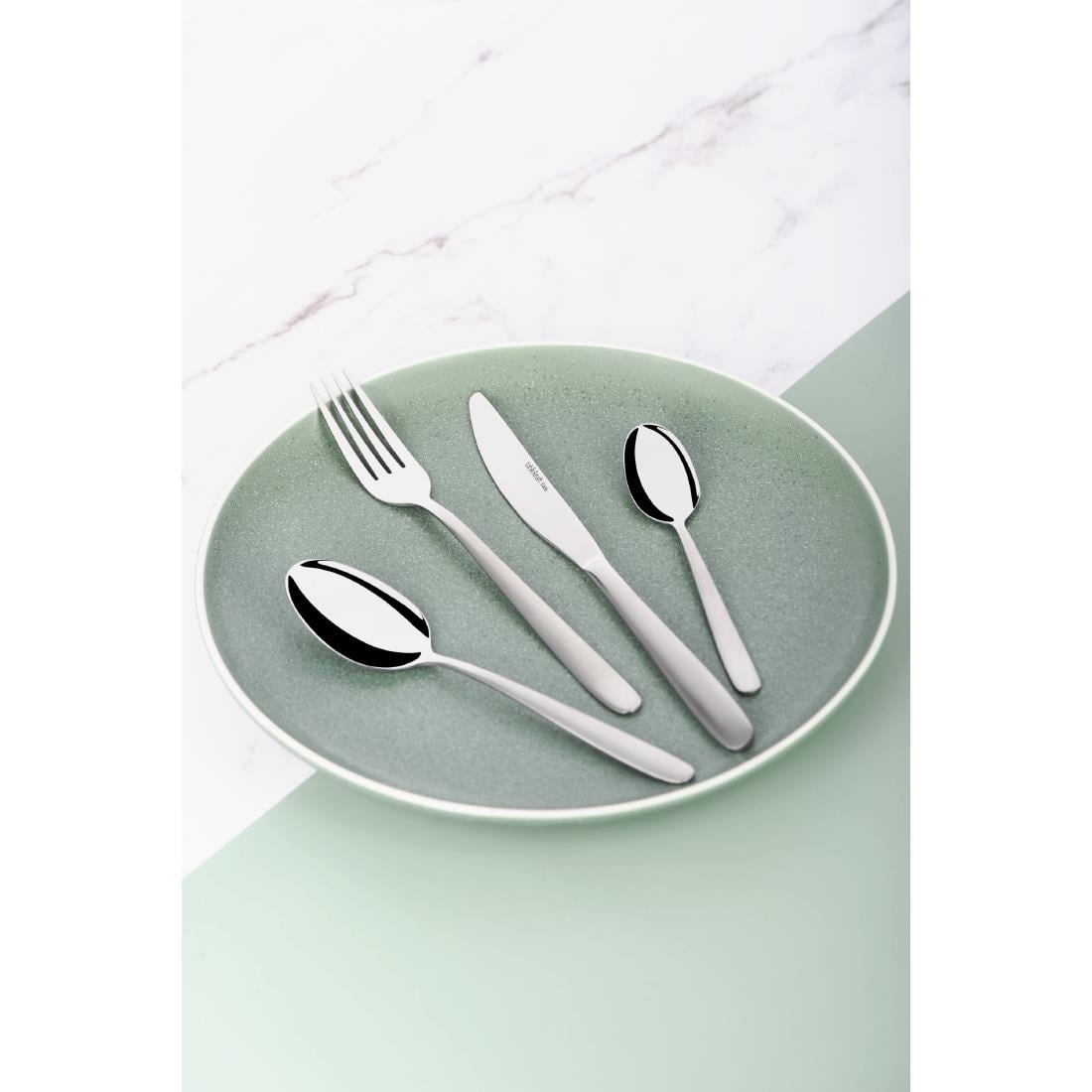 Tablekraft Café Table Fork - Satin Finish Stainless Steel 18/0 (12 Pack) (Pack of 12) • PAS-FK940