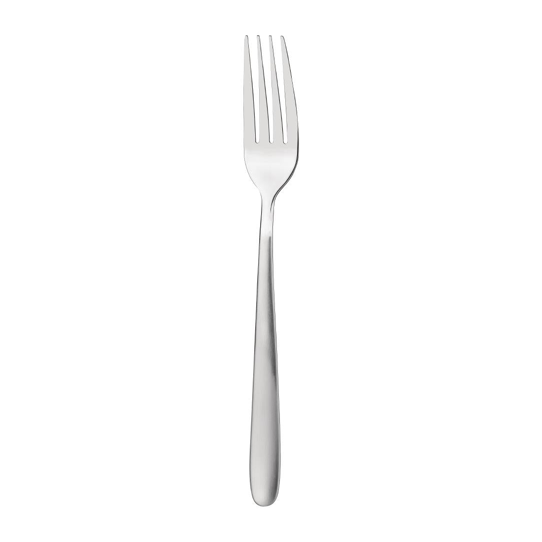 Tablekraft Café Table Fork - Satin Finish Stainless Steel 18/0 (12 Pack) (Pack of 12) • PAS-FK940