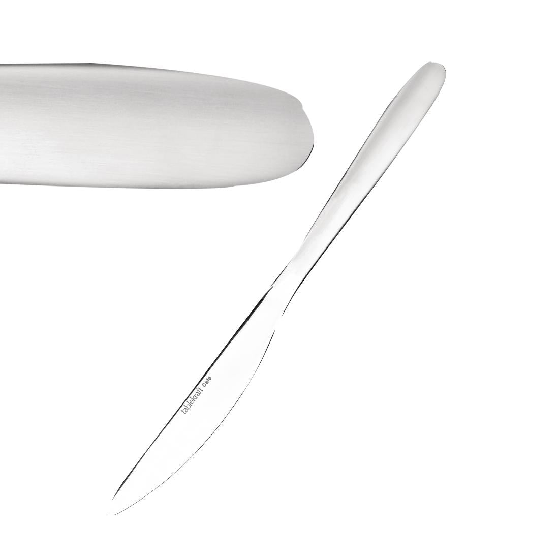 Tablekraft Cafe Knife - Satin Finish (12 Pack) • PAS-FK941