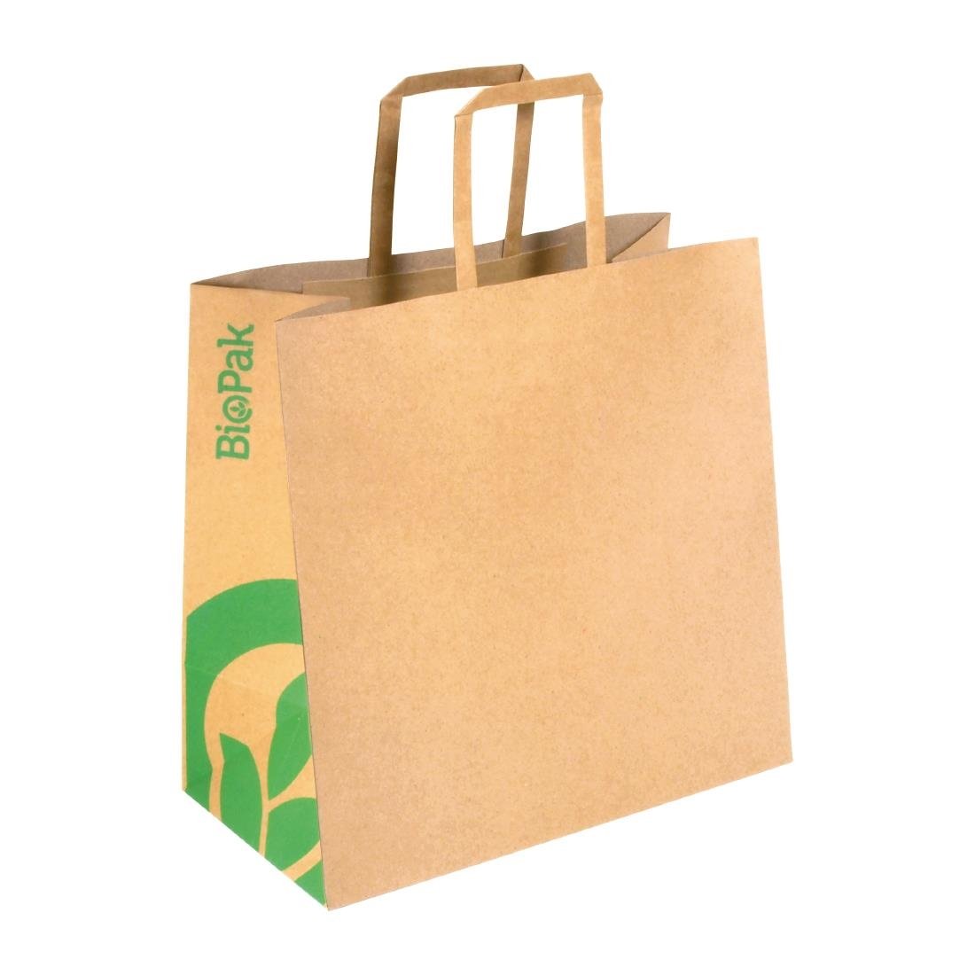 BioPak Kraft Paper Bags Small (Pack of 250) • PAS-FK982