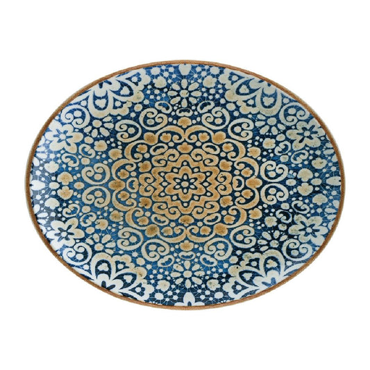 Bonna Alhambra Oval Coupe Platters 310 x 240mm (6 Pack) (310 x 240mm | Pack of 6) • PAS-FL007