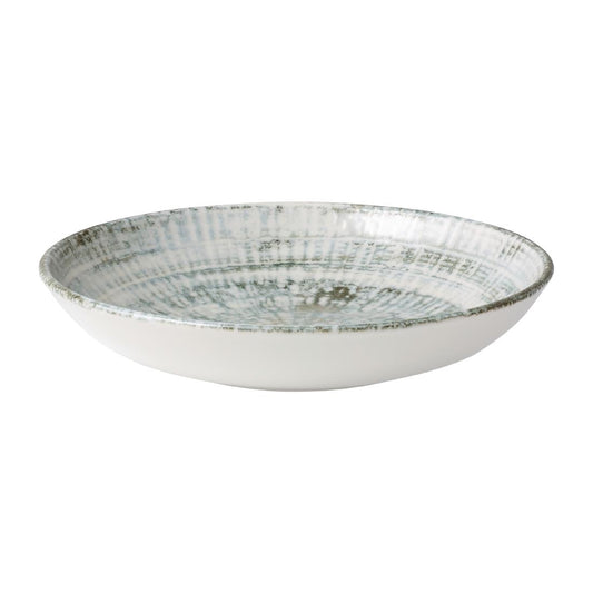 Bonna Odette Olive Flared Round Bowls 230mm (6 Pack) (Size: 230(Ø) x 50(H)mm | Porcelain | Pack of 6) • PAS-FL043