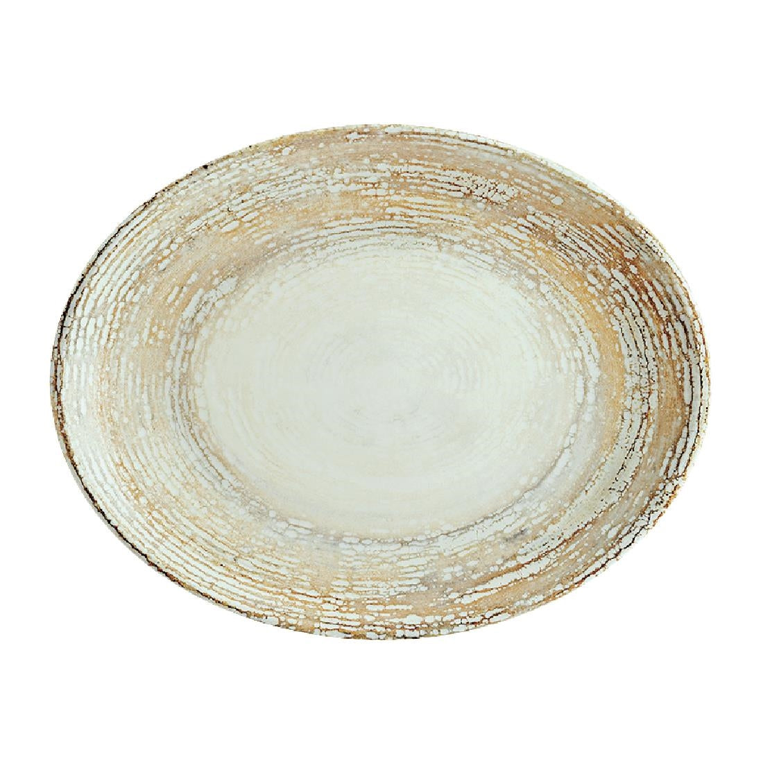 Bonna Patera Oval Coupe Platters 360 x 280mm (6 Pack) (360 x 280mm | Pack of 6) • PAS-FL055
