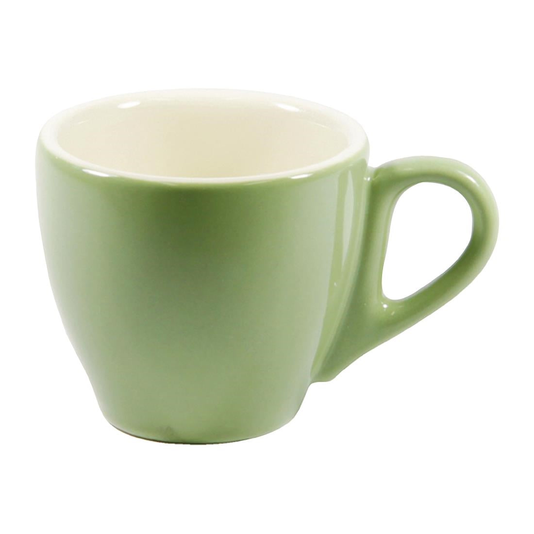 Brew Espresso Cups Sage/White 90ml (6 Pack) (Pack of 6) • PAS-FL131