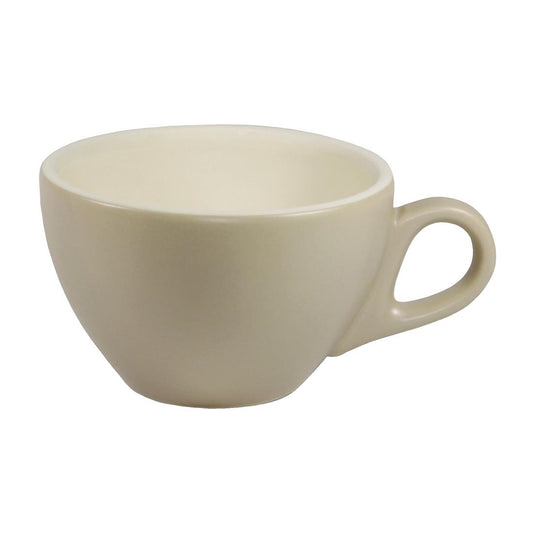 Brew Latte Cups Harvest/White Matt 280ml (6 Pack) • PAS-FL191