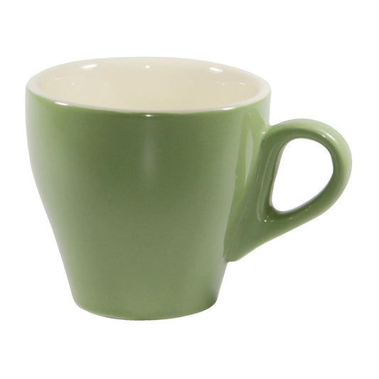 Brew Long Black Coffee Cups Sage/White 180ml (6 Pack) • PAS-FL214