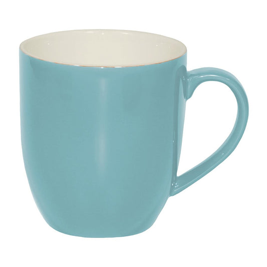 Brew Coffee Mugs Maya Blue/White 380ml (6 Pack) • PAS-FL230