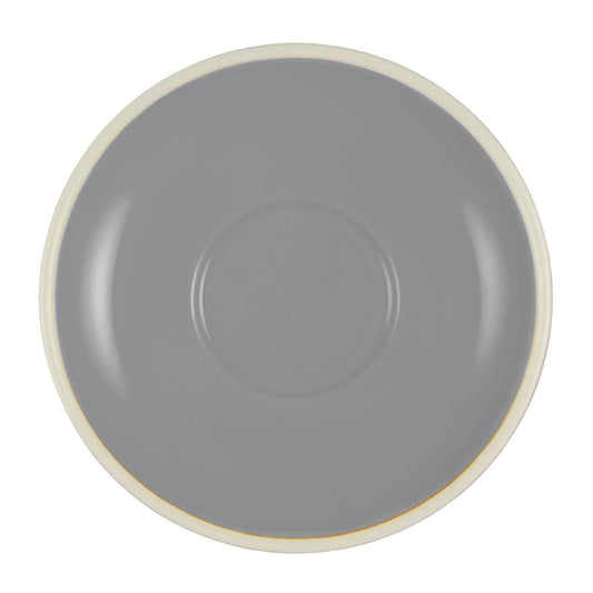 Brew Long Black/Flat White Saucers French Grey/White 140mm (6 Pack) • PAS-FL244