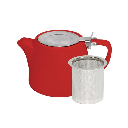 Brew Stackable Infusion Teapots Chilli Red 500ml (2 Pack) • PAS-FL276