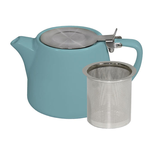 Brew Stackable Infusion Teapots Maya Blue 500ml (2 Pack) • PAS-FL280