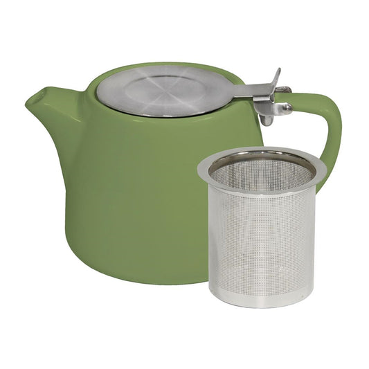 Brew Stackable Infusion Teapots Sage 500ml (2 Pack) • PAS-FL284