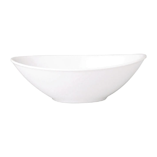 Royal Porcelain Chelsea Oval Coupe Bowls 150mm (48 Pack) • PAS-FL306