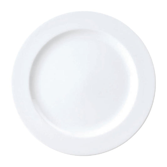 Royal Porcelain Chelsea Rim Shape Round Plates 180mm (12 Pack) • PAS-FL327