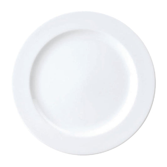Royal Porcelain Chelsea Rim Shape Round Plates 240mm (24 Pack) • PAS-FL329