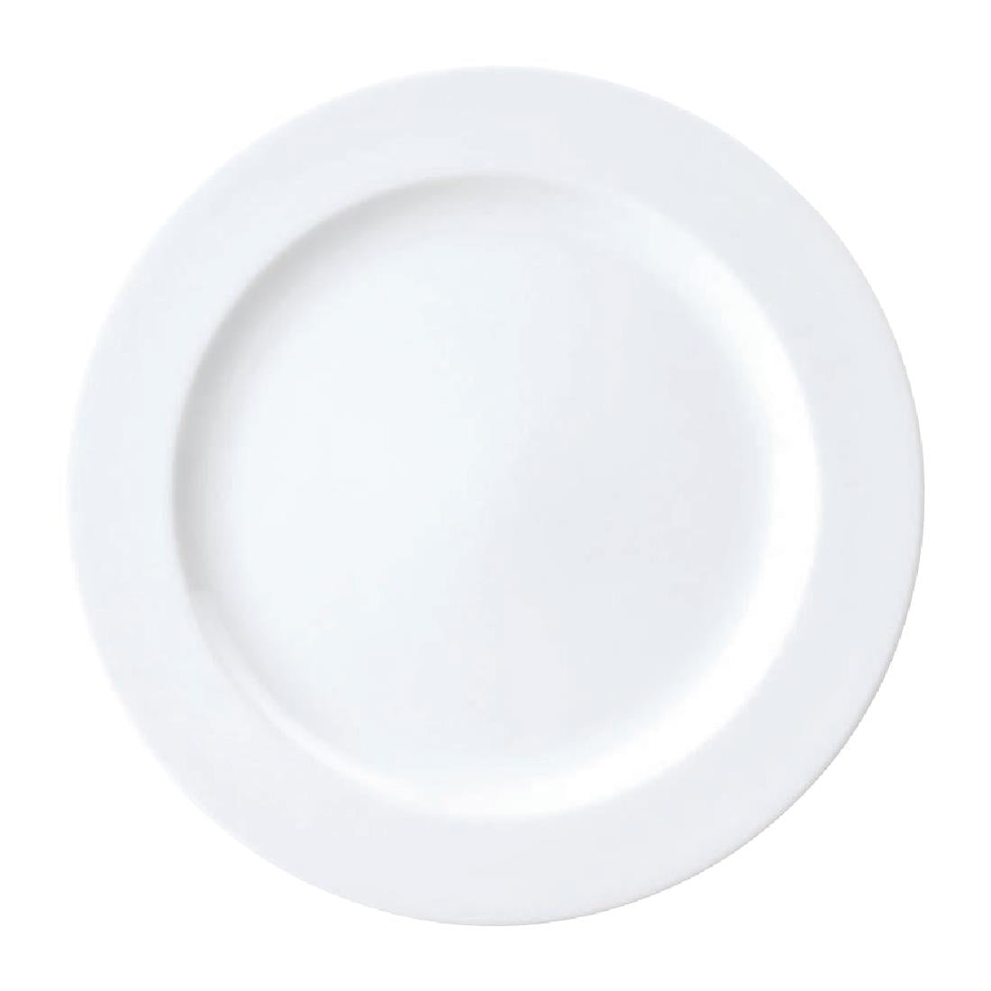 Royal Porcelain Chelsea Rim Shape Round Plates 280mm (12 Pack) • PAS-FL331