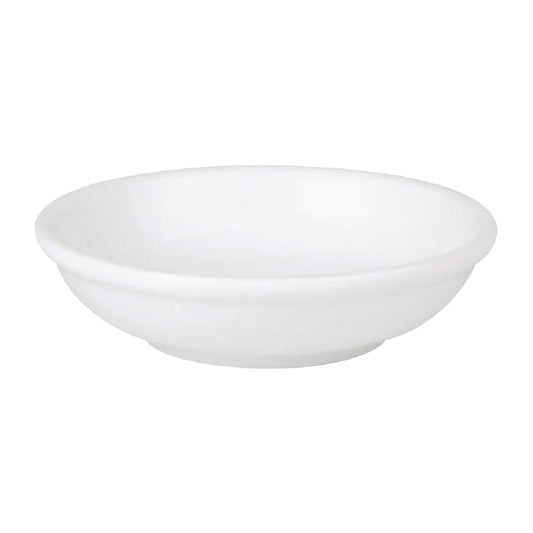 Royal Porcelain Chelsea Sauce Dishes 100mm (48 Pack) • PAS-FL332