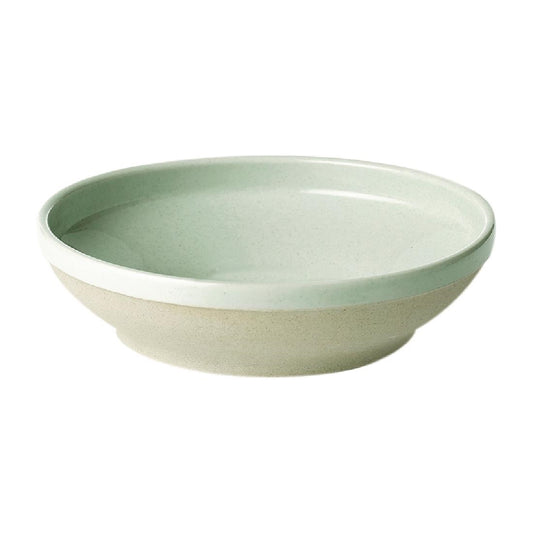 Tablekraft Soho Flared Round Bowls Reactive Limestone 230mm (4 Pack) • PAS-FL342