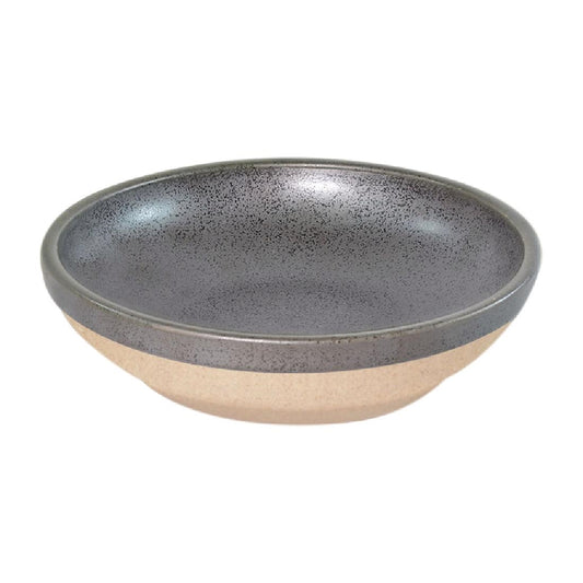 Tablekraft Soho Flared Round Bowls Speckle Black 230mm (4 Pack) • PAS-FL343