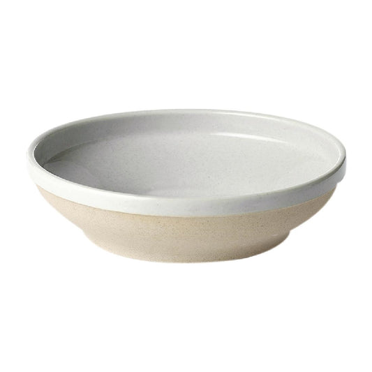 Tablekraft Soho Flared Round Bowls White Pebble 230mm (4 Pack) • PAS-FL345