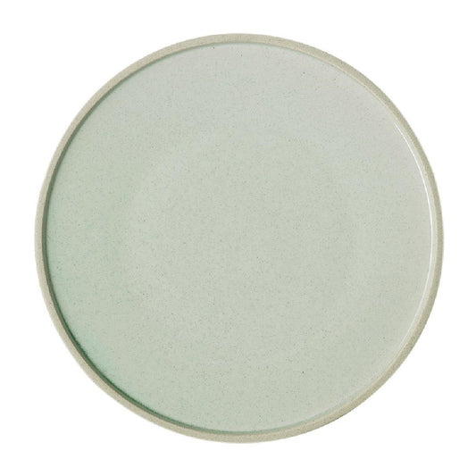 Tablekraft Soho Round Plates Reactive Limestone 255mm (4 Pack) • PAS-FL370