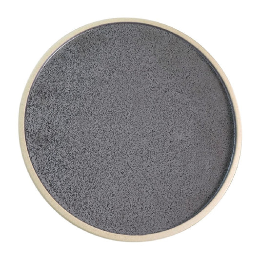 Tablekraft Soho Round Plates Speckle Black 200mm (6 Pack) • PAS-FL372