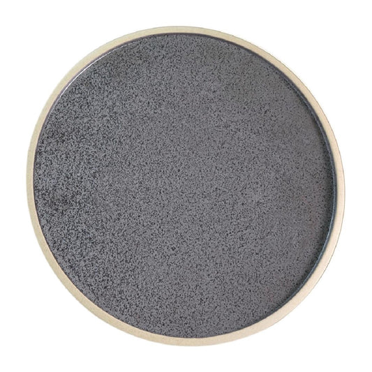 Tablekraft Soho Round Plates Speckle Black 285mm (4 Pack) • PAS-FL374