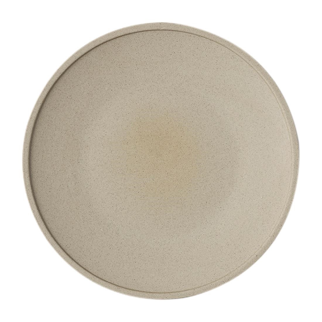 Tablekraft Soho Round Plates Stone 285mm (4 Pack) • PAS-FL377