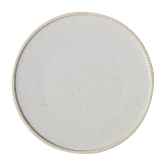Tablekraft Soho Round Plates White Pebble 255mm (4 Pack) • PAS-FL379