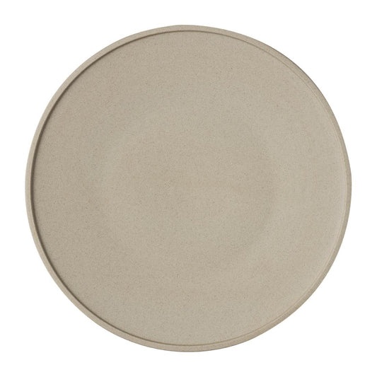 Tablekraft Soho Round Platters Stone 330mm (2 Pack) • PAS-FL384