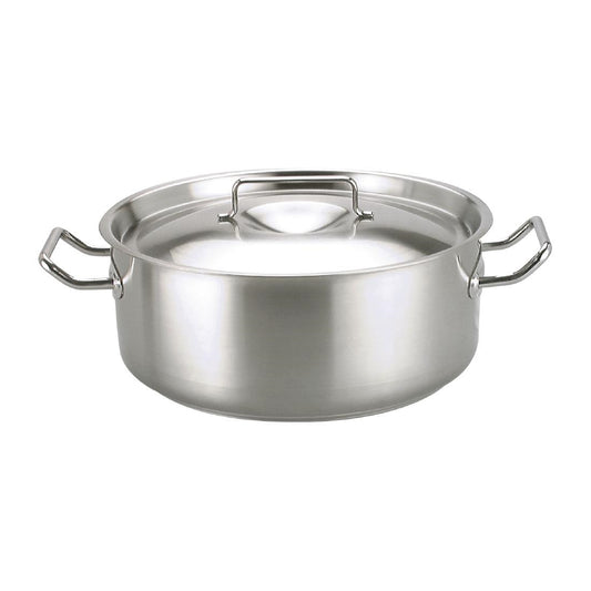 Chef Inox Elite Casserole Pan with Lid 17.2Ltr • PAS-FL463