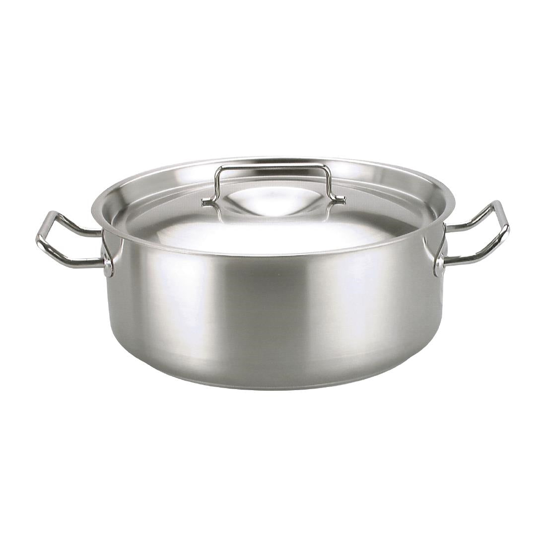 Chef Inox Elite Casserole Pot with Lid 18Ltr • PAS-FL465